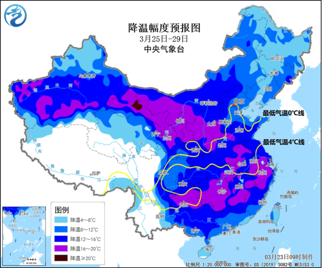 寒潮本周抵达烟台！局部中雨+阵风8级+霜冻！
